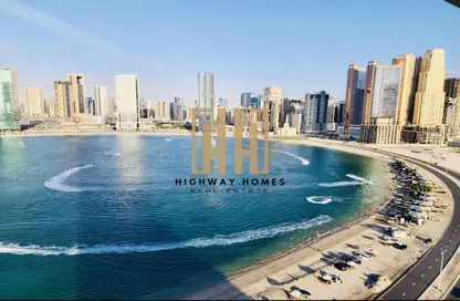 Apartment - 2 Bedrooms - 3 Bathrooms for rent in La Plage Tower - Al Mamzar - Sharjah - Sharjah