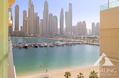 Water View image for: Apartment - 1 Bedroom - 1 Bathroom for rent in Marina Vista - EMAAR Beachfront - Dubai Harbour - Dubai, Image 1