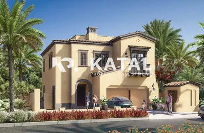 Villa - 4 Bedrooms - 5 Bathrooms for rent in Bloom Living - Zayed City (Khalifa City C) - Khalifa City - Abu Dhabi