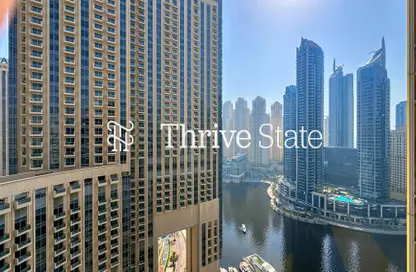 Apartment - 1 Bedroom - 2 Bathrooms for rent in Dubai Marina Moon - Dubai Marina - Dubai