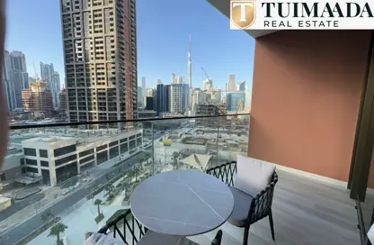 Apartment - Studio - 1 Bathroom for rent in Peninsula Five - Peninsula - Business Bay - Dubai