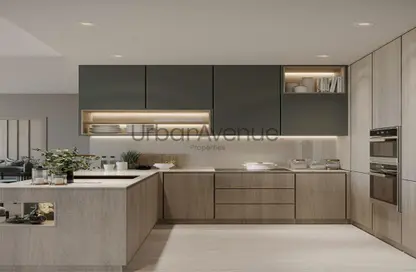 Kitchen image for: Apartment - 1 Bathroom for sale in Elevate by Prescott - Arjan - Dubai, Image 1