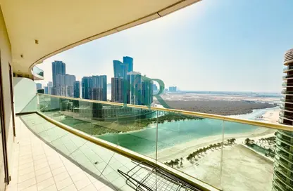 Apartment - 1 Bedroom - 2 Bathrooms for rent in Beach Towers - Shams Abu Dhabi - Al Reem Island - Abu Dhabi