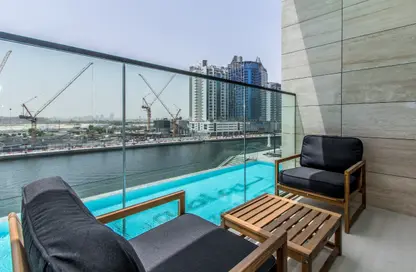 Apartment - Studio - 1 Bathroom for rent in Trillionaire Residences - Business Bay - Dubai