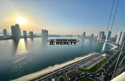Apartment - 2 Bedrooms - 4 Bathrooms for rent in Asas Tower - Al Khan Lagoon - Al Khan - Sharjah