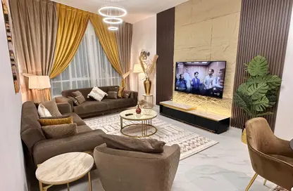 Apartment - 2 Bedrooms - 3 Bathrooms for rent in Beach Tower 1 - Al Khan Lagoon - Al Khan - Sharjah