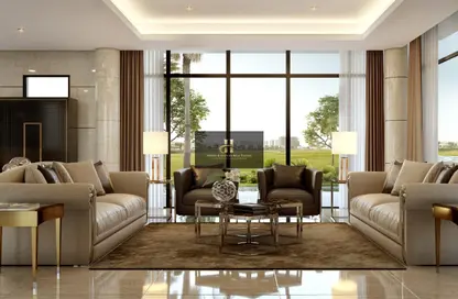 Living Room image for: Villa - 5 Bedrooms - 6 Bathrooms for sale in Belair Damac Hills - By Trump Estates - DAMAC Hills - Dubai, Image 1