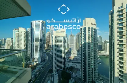 Outdoor Building image for: Apartment - 1 Bedroom - 2 Bathrooms for rent in Sanibel Tower - Park Island - Dubai Marina - Dubai, Image 1