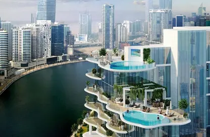 Apartment - Studio - 1 Bathroom for sale in Chic Tower - Business Bay - Dubai