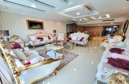 Living Room image for: Apartment - 3 Bedrooms - 5 Bathrooms for sale in Al Majaz 3 - Al Majaz - Sharjah, Image 1