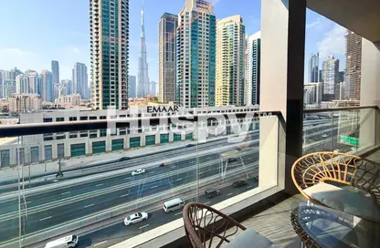 شقة - غرفة نوم - 2 حمامات للايجار في الاسترليني الشرقية - الاسترليني - الخليج التجاري - دبي