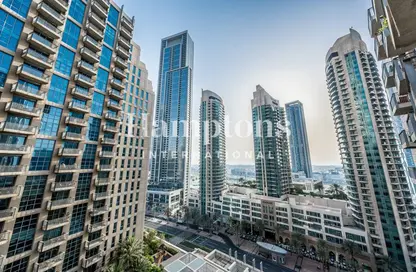 شقة - 2 غرف نوم - 3 حمامات للايجار في برج ستاندبوينت 2 - أبراج ستاند بوينت - دبي وسط المدينة - دبي