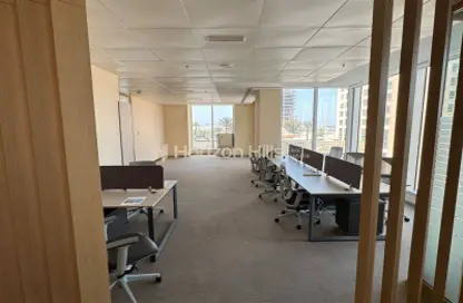 Office Space - Studio - 1 Bathroom for rent in Al Habtoor Business Tower - Dubai Marina - Dubai