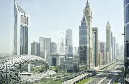 Office Space - Studio - 1 Bathroom for rent in Latifa Tower - Sheikh Zayed Road - Dubai