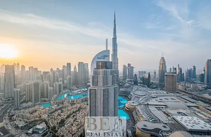 Apartment - 2 Bedrooms - 3 Bathrooms for rent in Boulevard Point - Downtown Dubai - Dubai