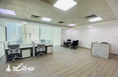 Office Space - Studio - 2 Bathrooms for rent in The Prism - Business Bay - Dubai