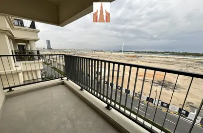 Balcony image for: Apartment - 2 Bedrooms - 2 Bathrooms for rent in Indigo Beach Residence - Maryam Beach Residence - Maryam Island - Sharjah, Image 1