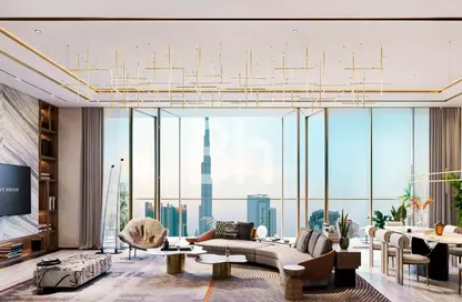 شقة - غرفة نوم - 2 حمامات للبيع في اكسكوزيت ليفينج ريزيدنسز - برج خليفة - دبي وسط المدينة - دبي
