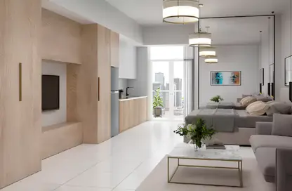 Living Room image for: Apartment - 1 Bathroom for sale in Torino - Arjan - Dubai, Image 1