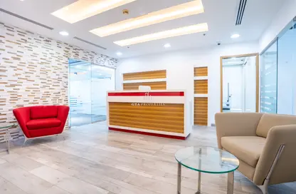 Office Space - Studio - 2 Bathrooms for rent in Latifa Tower - Sheikh Zayed Road - Dubai