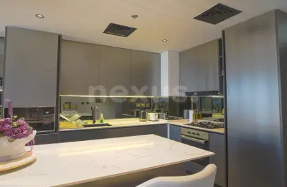 صورة لـ مطبخ شقة - غرفة نوم - 2 حمامات للبيع في أو تن - الجداف - دبي ، صورة رقم 1