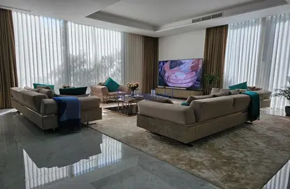Living Room image for: Villa - 5 Bedrooms - 6 Bathrooms for sale in Chorisia 1 Villas - Al Barari - Dubai, Image 1