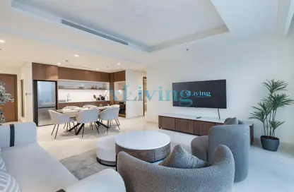Apartment - 1 Bedroom - 1 Bathroom for rent in Palace Beach Residence - EMAAR Beachfront - Dubai Harbour - Dubai