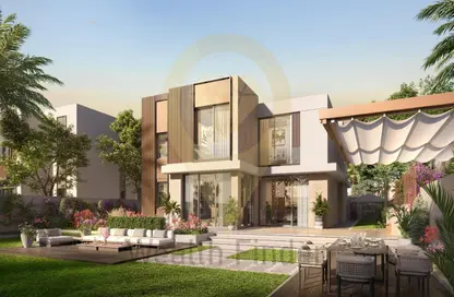 Outdoor House image for: Villa - 5 Bedrooms - 7 Bathrooms for sale in Alreeman II - Al Shamkha - Abu Dhabi, Image 1
