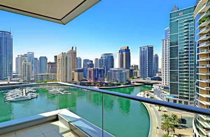 Pool image for: Apartment - 2 Bedrooms - 3 Bathrooms for rent in Beauport Tower - Marina Promenade - Dubai Marina - Dubai, Image 1