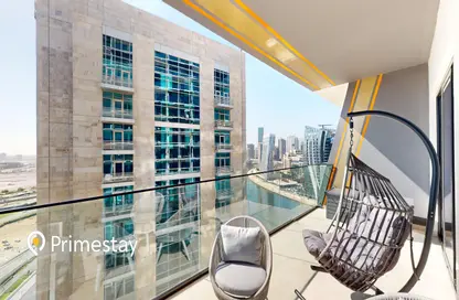 Balcony image for: Apartment - 1 Bedroom - 2 Bathrooms for rent in Binghatti Canal - Business Bay - Dubai, Image 1