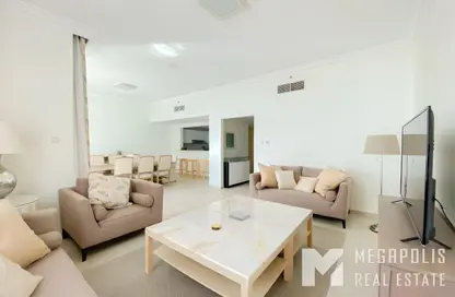 Apartment - 2 Bedrooms - 3 Bathrooms for rent in Al Bateen Residences - Jumeirah Beach Residence - Dubai