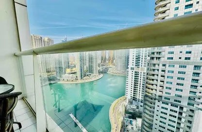 شقة - غرفة نوم - 2 حمامات للايجار في مارينا فيو  A برج - مارينا فيو - دبي مارينا - دبي