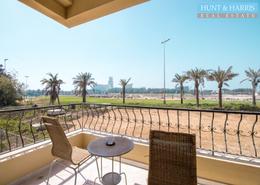 Balcony image for: Apartment - 1 bedroom - 1 bathroom for rent in Golf Apartments - Al Hamra Village - Ras Al Khaimah, Image 1