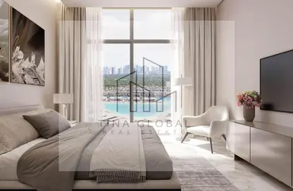 Room / Bedroom image for: Apartment - 1 Bedroom - 2 Bathrooms for sale in 330 Riverside Crescent - Sobha Hartland II - Mohammed Bin Rashid City - Dubai, Image 1