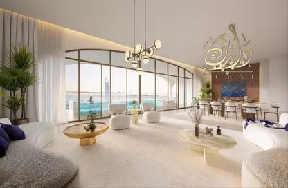 Living / Dining Room image for: Apartment - 3 Bedrooms - 4 Bathrooms for sale in Ellington Ocean House - Palm Jumeirah - Dubai, Image 1