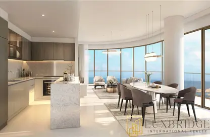 Apartment - 3 Bedrooms - 4 Bathrooms for sale in Grand Bleu Tower - EMAAR Beachfront - Dubai Harbour - Dubai