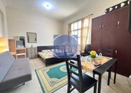 Living / Dining Room image for: Studio - 1 bathroom for rent in Khalifa City A Villas - Khalifa City A - Khalifa City - Abu Dhabi, Image 1