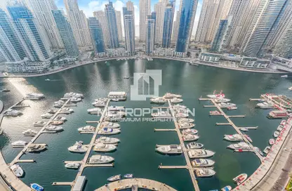 Water View image for: Apartment - 3 Bedrooms - 4 Bathrooms for rent in Vida Residences Dubai Marina - Dubai Marina - Dubai, Image 1