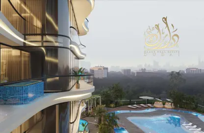 Pool image for: Apartment - 2 Bedrooms - 3 Bathrooms for sale in Samana Barari Views 2 - Majan - Dubai, Image 1