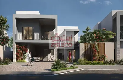 Outdoor House image for: Villa - 4 Bedrooms - 5 Bathrooms for sale in The Dahlias - Yas Acres - Yas Island - Abu Dhabi, Image 1