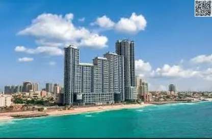 Apartment - 2 Bedrooms - 3 Bathrooms for sale in Corniche Tower - Ajman Corniche Road - Ajman