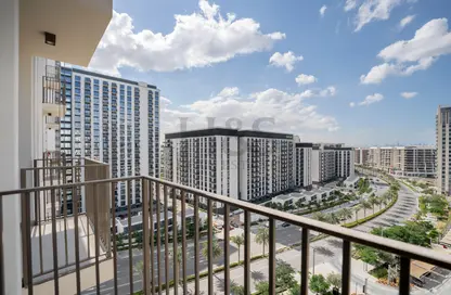 Balcony image for: Apartment - 1 Bedroom - 1 Bathroom for rent in Socio Tower 1 - Socio Tower - Dubai Hills Estate - Dubai, Image 1