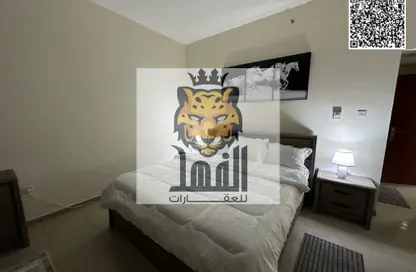 Apartment - 1 Bedroom - 2 Bathrooms for rent in Oasis Tower - Al Rashidiya 1 - Al Rashidiya - Ajman