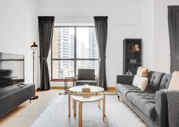 Living Room image for: Apartment - 2 bedrooms - 3 bathrooms for rent in Sadaf 2 - Sadaf - Jumeirah Beach Residence - Dubai, Image 1