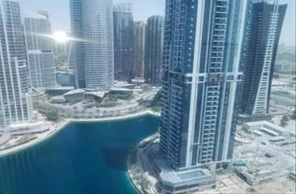 Apartment - 1 Bedroom - 2 Bathrooms for rent in Lakeside Residence - JLT Cluster A - Jumeirah Lake Towers - Dubai