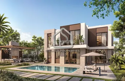 Pool image for: Villa - 5 Bedrooms - 5 Bathrooms for sale in Alreeman II - Al Shamkha - Abu Dhabi, Image 1