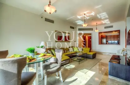 Apartment - 2 Bedrooms - 4 Bathrooms for rent in The Fairmont Palm Residence South - The Fairmont Palm Residences - Palm Jumeirah - Dubai