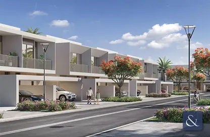 Outdoor Building image for: Villa - 3 Bedrooms - 3 Bathrooms for sale in Maha Townhouses - Town Square - Dubai, Image 1