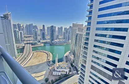 Water View image for: Apartment - 2 Bedrooms - 2 Bathrooms for sale in Skyview Tower - Dubai Marina - Dubai, Image 1