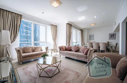 Apartment - 2 Bedrooms - 3 Bathrooms for rent in Al Bateen Residences - Jumeirah Beach Residence - Dubai